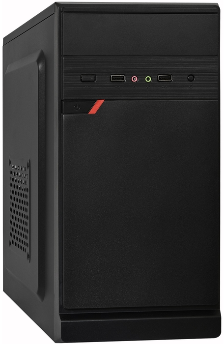 

Корпус mATX Exegate BAA-106-350W-8 EX283057RUS БП AAA350 с вент. 8см, 2*USB, аудио, черный, BAA-106-350W-8