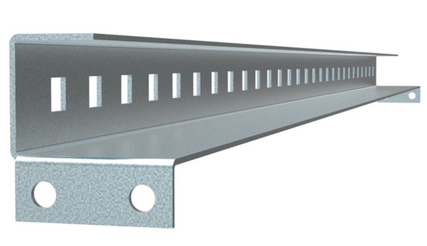 Изображение товара Рейка EKF FRF4 для фиксации кабеля в шкафах FORT, металл, серый