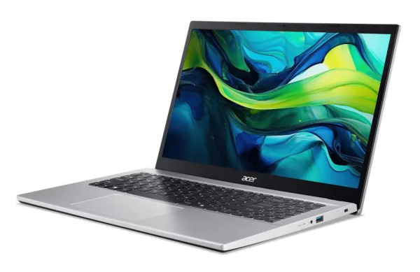 фото Ноутбук Acer Aspire Go AG15-42P-R91K 15.6" (AMD Ryzen 5, 8Гб DDR4, SSD 512 Гб, Radeon Graphics, Без ОС) Серебристый [NX.J7XEX.017]