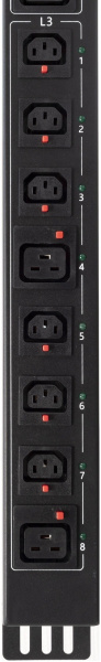 фото Блок распределения питания  Powercom PDU-32AVMS24-18C3-6C9-3P в Омске