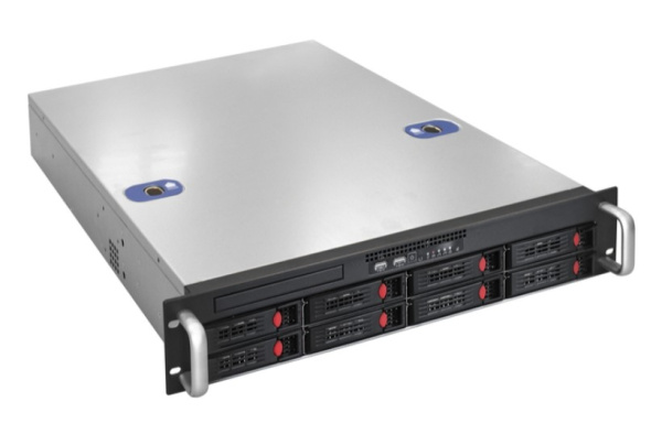 Изображение товара Корпус серверный Exegate Pro 2U550-HS08, 2U для стойки, черный