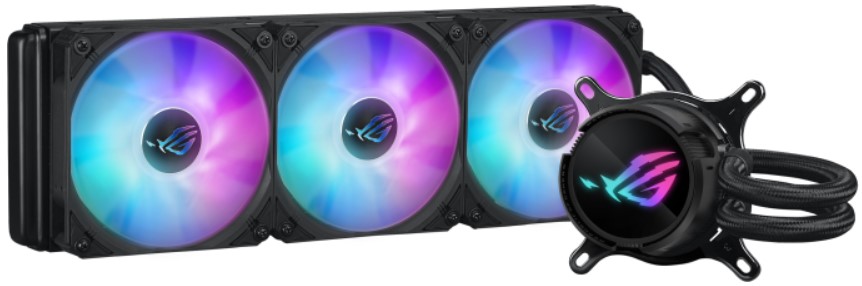 

Система охлаждения жидкостная ASUS ROG STRIX LC III 360 ARGB 90RC00T1-M0UAY0 LGA1700/1200/115x/AM5/AM4 (3*120mm fan, 800-2200rpm, 70.38CFM, 36dBA, 4-p, ROG STRIX LC III 360 ARGB