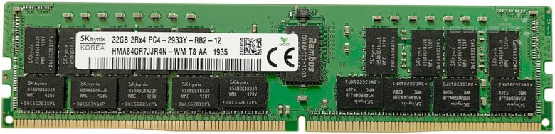 

Модуль памяти DDR4 32GB Hynix original HMA84GR7JJR4N-WM PC4-23466 2933MHz ECC Registered 2Rx4 CL21 1.2V Bulk, HMA84GR7JJR4N-WM