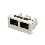 фото Вставка Lanmaster LAN-WA-LP-2x45/6-WH