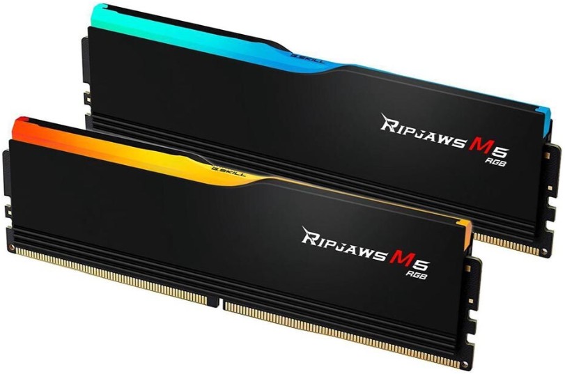 

Модуль памяти DDR5 32GB (2*16GB) G.Skill RIPJAWS M5 RGB F5-6000J3636F16GX2-RM5RK 6000MHz CL36 1.35V, RIPJAWS M5 RGB