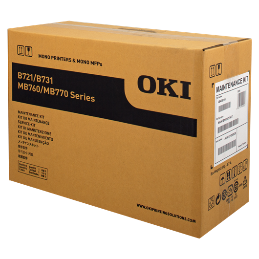 

Запчасть OKI 45435104 Ремкомплект для OKI B721/B731/MB760/MB770, 200K страниц, 45435104