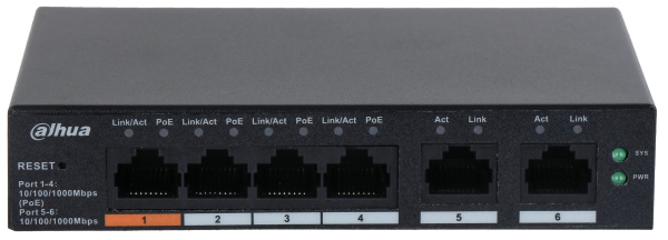фото Коммутатор  Dahua DH-CS4006-4GT-60 в Омске