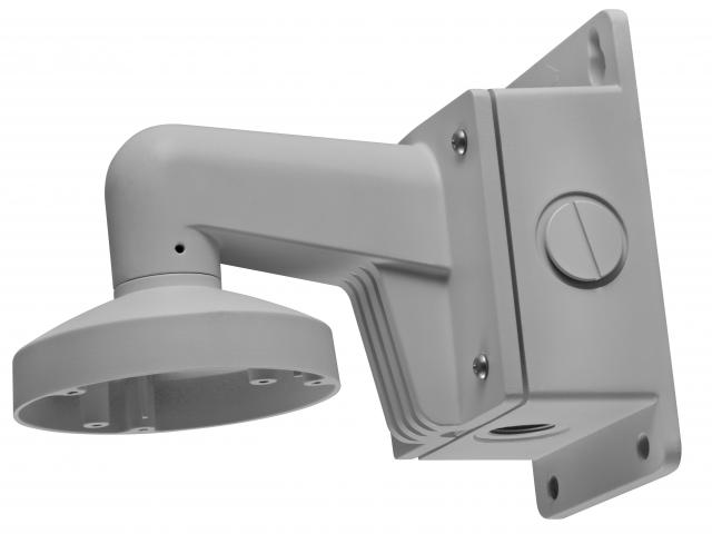 Кронштейн HIKVISION DS-1272ZJ-120B настенный,белый, для компактных купольных камер, идёт с монтажной коробкой, алюминий, 123180223мм