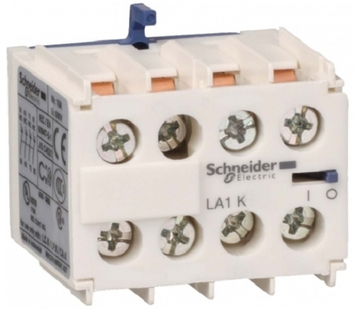 

Контакт Schneider Electric LA1KN40 дополнительный фронтальный 4НО для контакторо серии К, LA1KN40