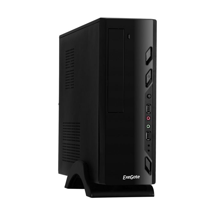 

Корпус mATX Exegate MI-208-350W-8 Desktop, miniITX, БП M350 с вент. 8см, 2*USB, аудио, черный, MI-208-350W-8
