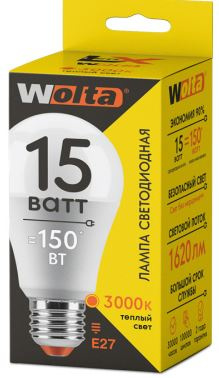 фото Лампа светодиодная WOLTA 30Y60BL15E27 в Омске