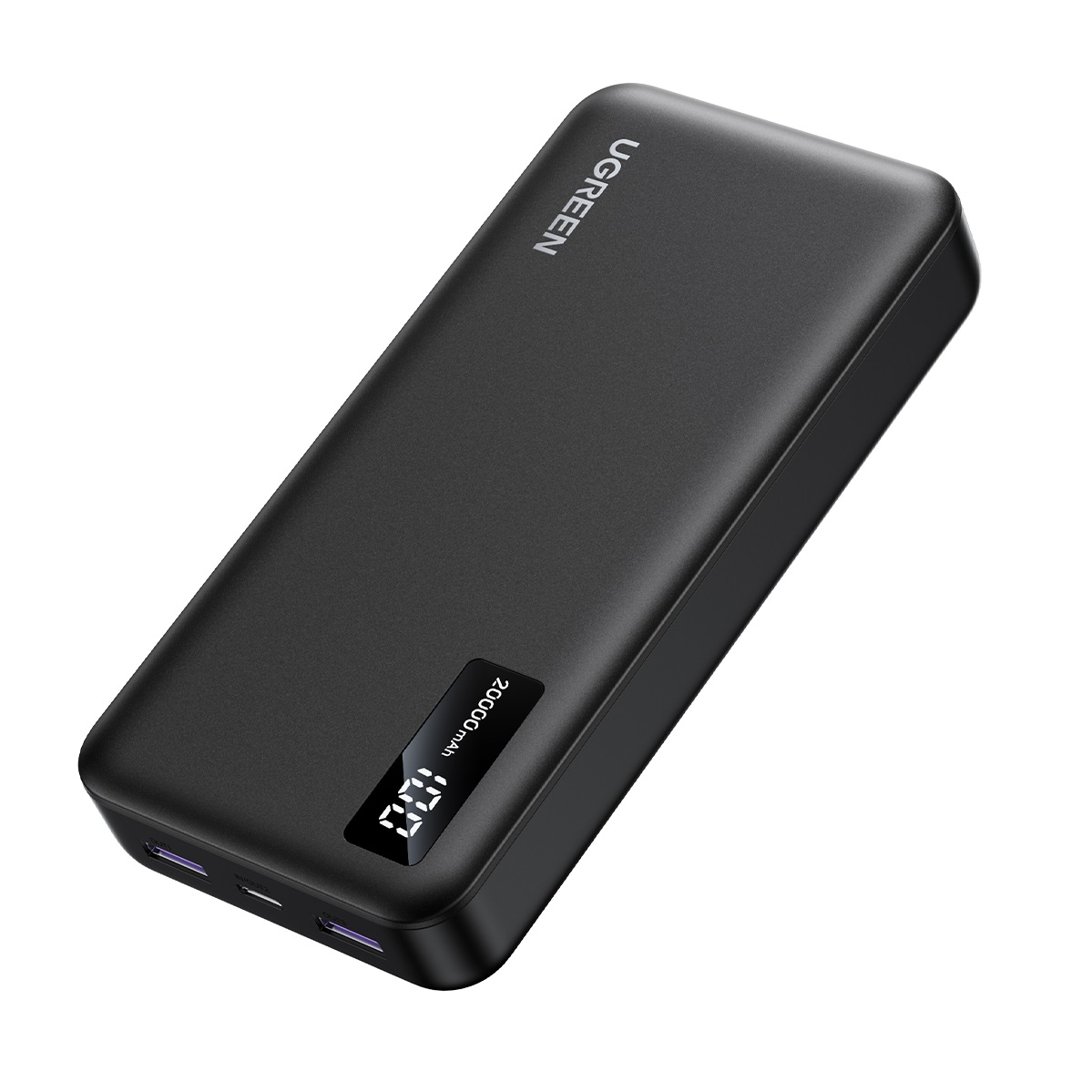 

Аккумулятор внешний UGREEN PB312 25683_ 20000mAh PD 20W Power Bank. Цвет: серый, PB312
