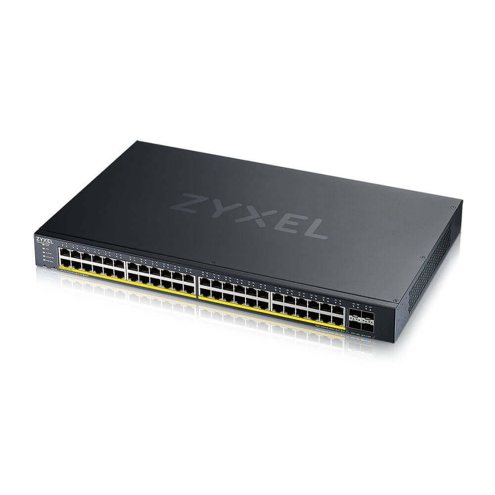 

Коммутатор ZYXEL NebulaFlex XGS1935-52HP Smart L3 Lite PoE+, rack 19", 48xGE PoE+, 4xSFP+, бюджет PoE 375 Вт, NebulaFlex XGS1935-52HP