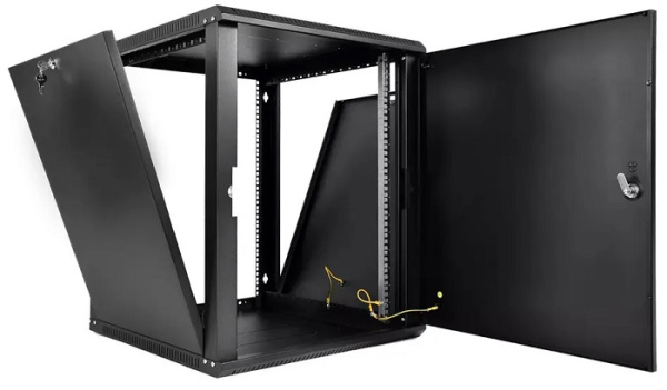 фото Шкаф настенный 19", 12U ЦМО ШРН-Э-12.350.1-9005 в Екатеринбурге