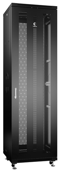 

Шкаф напольный 19", 42U Cabeus ND-05C-42U60/60-BK телекоммуникационный 600x600x2055mm (ШхГхВ) передняя и задняя перфорированные двери, ручка с замком,, ND-05C-42U60/60-BK