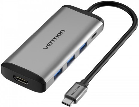 

Концентратор Vention CNBHB USB Type C 5 в 1, CNBHB