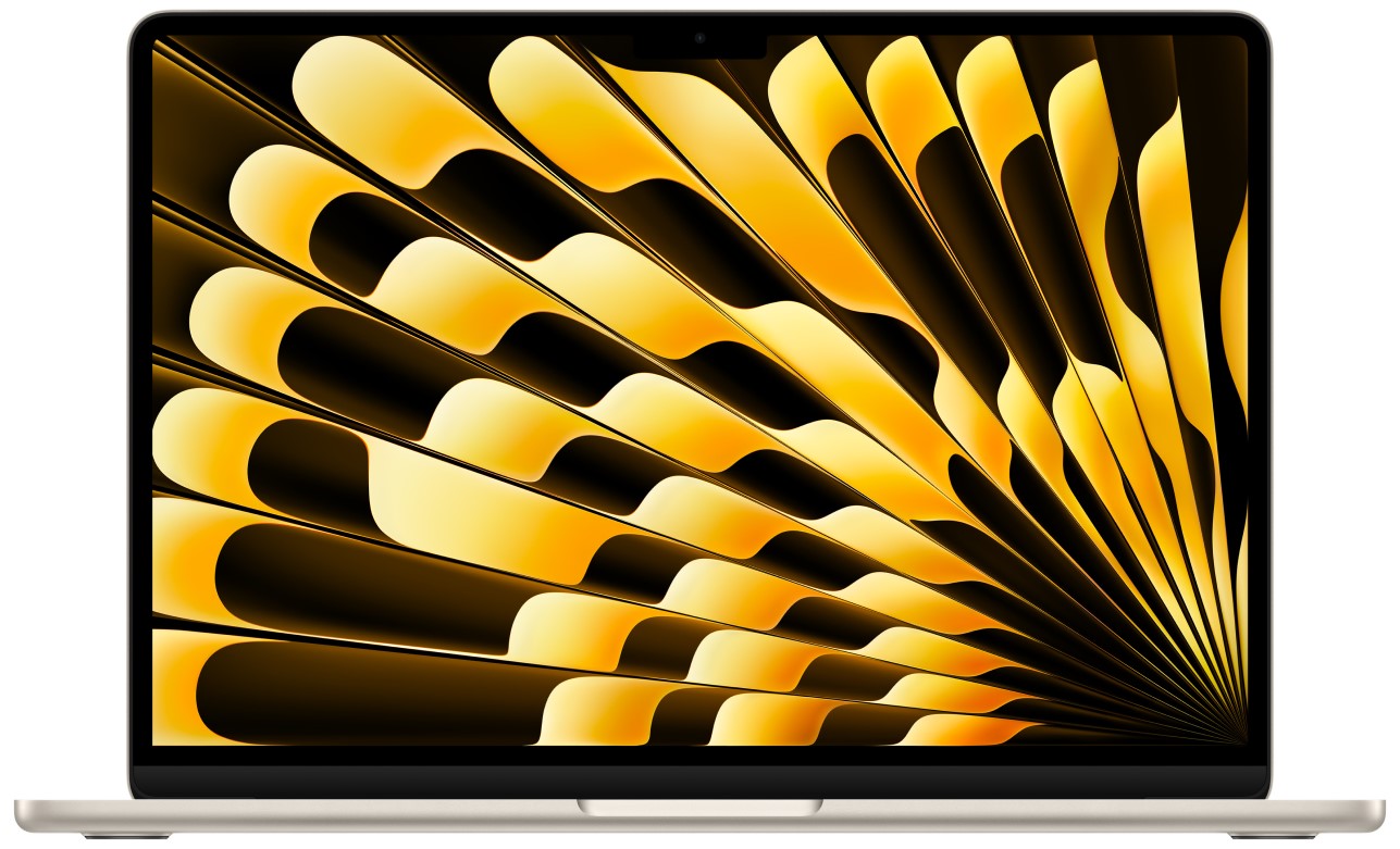 

Ноутбук Apple Macbook Air 13 (2025) MW0Y3 13-inch MacBook Air: Apple M4 chip with 10-core CPU and 8-core GPU, 16GB, 256GB SSD - Starlight, Macbook Air 13 (2025)