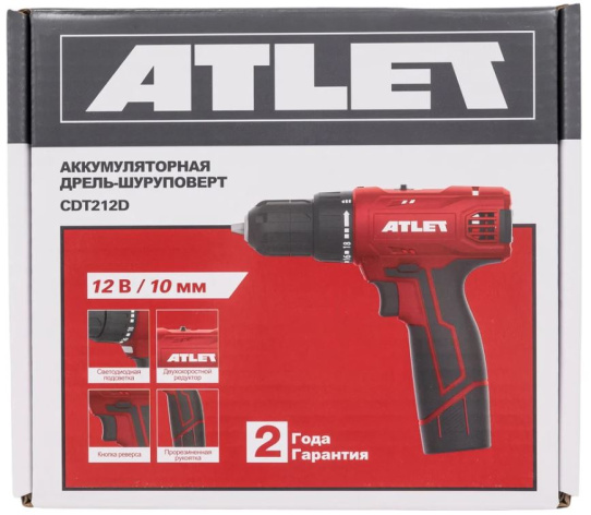 фото Дрель - шуруповерт ATLET CDT212D
