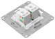 фото Розетка компьютерная двойная EKF UP1-SOA-2RJ45-5