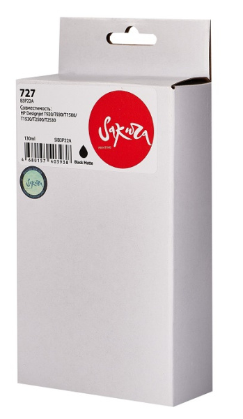 фото Картридж струйный Sakura B3P22A (№727 Matte Black) в Волгограде