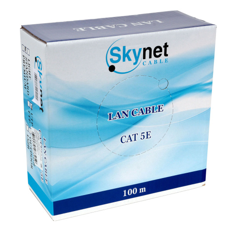 фото Кабель витая пара U/UTP 5e кат. 4 пары SkyNet CSS-UTP-4-CU/100 в Екатеринбурге