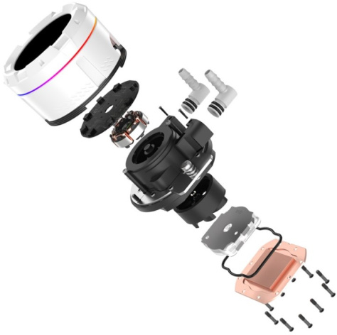 фото Система охлаждения жидкостная ID-Cooling SL360 XE WHITE в Красноярске