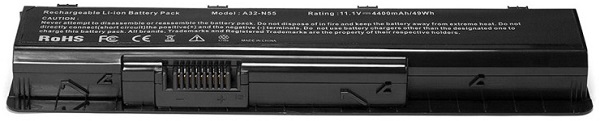 

Аккумулятор для ноутбука Asus OEM N55 N45, N75 Series. 10.8V 4400mAh PN: A32-N45, A32-, N55