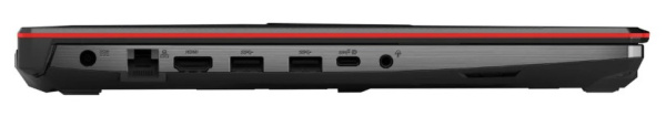 фото Ноутбук ASUS TUF Gaming A15 15.6" (AMD Ryzen 7, 16Гб DDR5, SSD 512 Гб, GeForce RTX 3050, Без ОС) Черный [90NR0QE7-M001B0]
