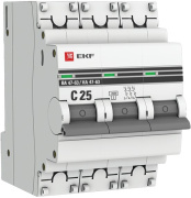 фото Автоматический выключатель EKF mcb4763-3-25C-pro