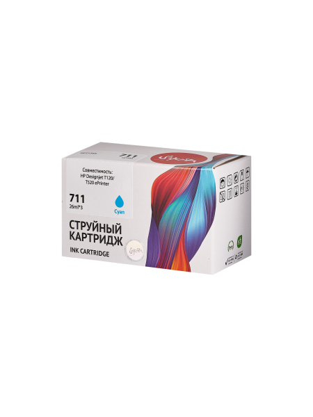 фото Картридж струйный Sakura CZ134A (№711 Cyan 3-pack) в Перми