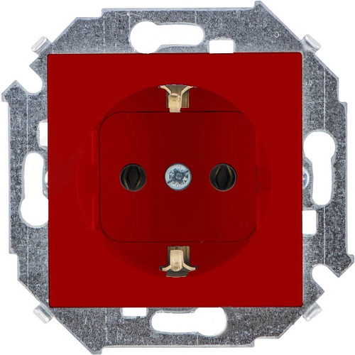 

Розетка Simon 1591432-037 Simon 15 Красный с/з, 16А, 250В, винт.заж., 1591432-037