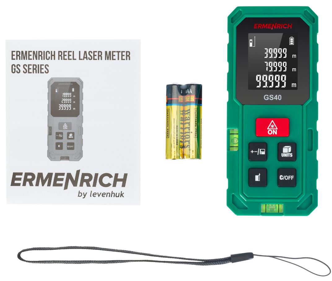 

Рулетка Ermenrich 83083 лазерная Reel PLUS GS40, 83083