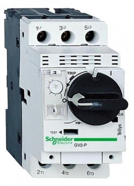 

Автоматический выключатель Schneider Electric GV2P05 с комбинированным расцепителем (0,63-1А) GV2, GV2P05