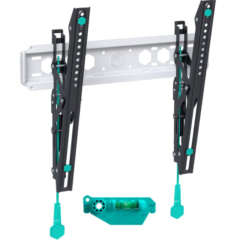

Кронштейн ONKRON TM5-BW для телевизора черный/белый 32"-70" макс.60кг настенный наклон, TM5-BW