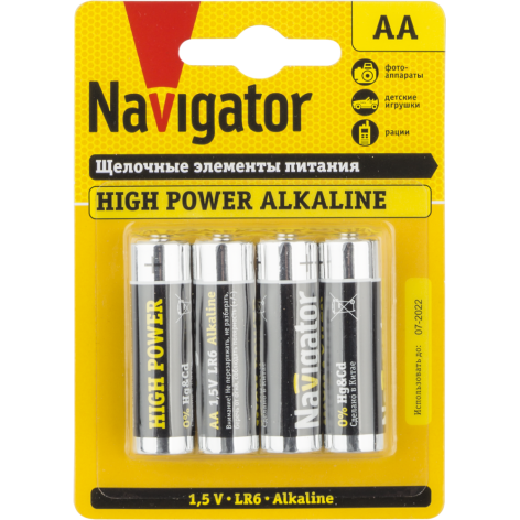 фото Батарейка  Navigator NBT-NE-LR6-BP4 в Самаре