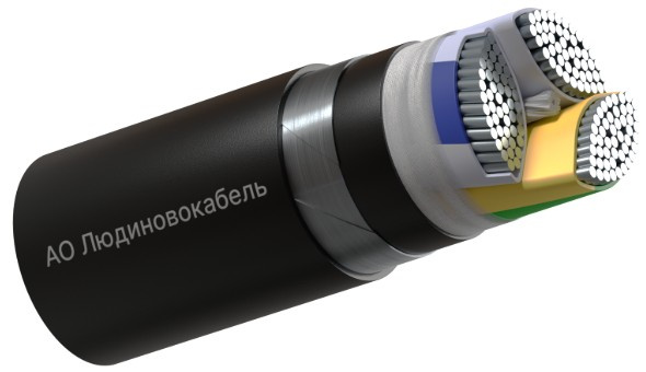 Изображение товара Кабель Людиновокабель Л0017280 АПвБШп(г) многожильный алюминиевый 120 мм2 1000 В