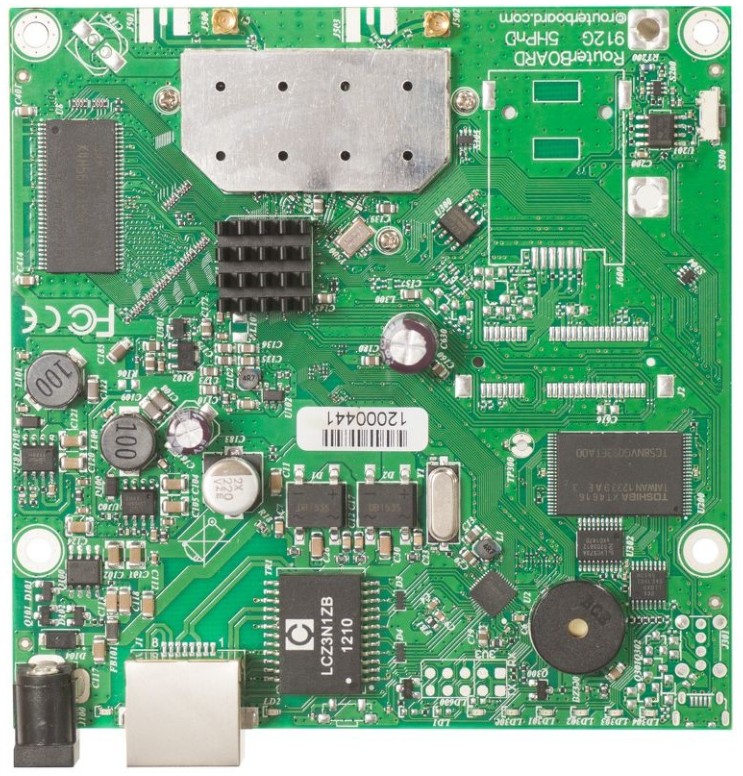 

Материнская плата Mikrotik RB911G-2HPnD L3,32MB DDR,Atheros AR9342, 600MHz,PoE: 8-30V DC on Ether1 (Non 802.3af); Power jack: 8-30V DC, RB911G-2HPnD