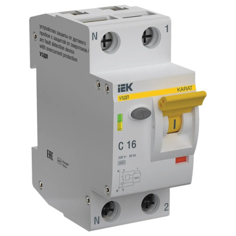 Изображение товара Автоматический выключатель IEK KA-DP11-1-016-C для защиты электроустановок