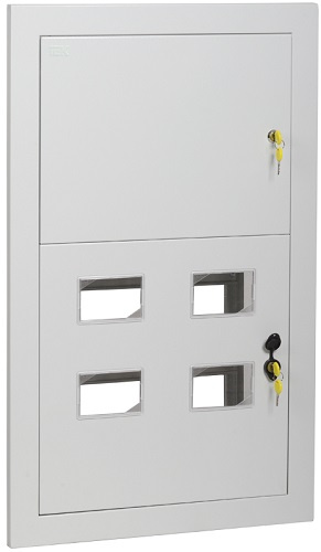 Изображение товара Щит IEK IND-MKM12-04-30 встраиваемый электрощит нержавеющая сталь IP31