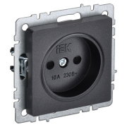 фото Розетка без заземления  IEK BR-R13-10-K02
