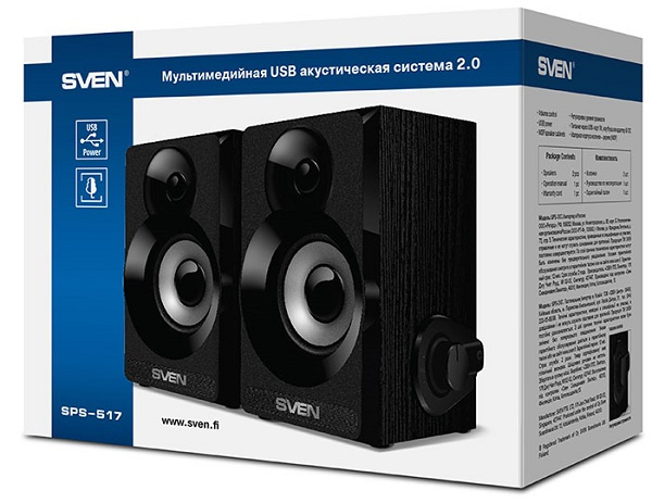 фото Компьютерная акустика 2.0 Sven SPS-517 в Волгограде