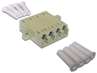 

Адаптер Lanmaster LAN-4LC/S-AM-OM3 оптический LC, OM3 корпус SC, квадро, LAN-4LC/S-AM-OM3