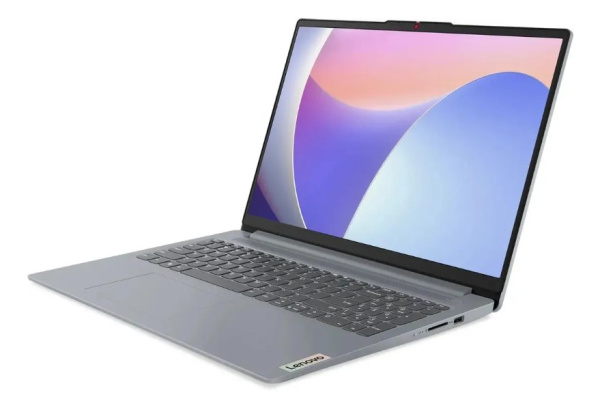 фото Ноутбук Lenovo IdeaPad Slim 3 15IRU8 15.6" (Intel Core i3, 8Гб LPDDR5, SSD 512 Гб, UHD Graphics, Без ОС) Серый [82X700LQIN]