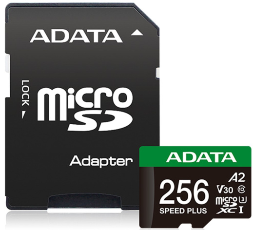 фото Карта памяти microSDXC 256GB ADATA UD256GUI3V30A2SP-RA1 в Омске