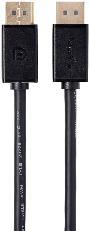 

Кабель интерфейсный DisplayPort Telecom TCG715-5M соединительный DP-DP 1.2V 4K/60Hz 5м, медь, TCG715-5M