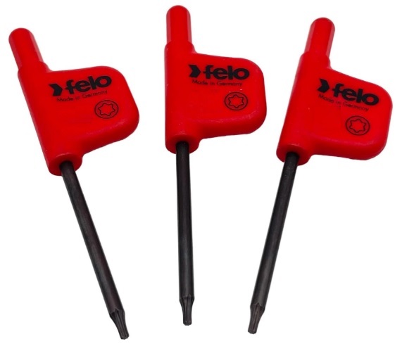 

Ключ Felo 34810950 флажковый TX9х37, уп 3шт, 34810950