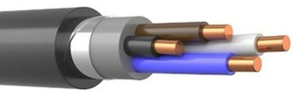 Изображение товара Кабель Электрокабель-НН 00-00006440 для внутренней прокладки медный, 4 жил, 2.5 мм2, PVC