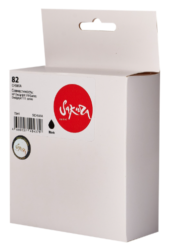 

Картридж струйный Sakura CH565A (№82 Black) для HP Designjet 510 Series, Designjet 111 series, пигментный тип чернил, черный, 3200 к., CH565A (№82 Black)