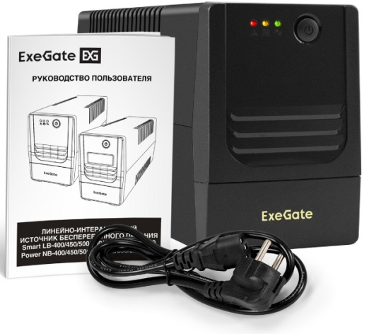 фото Источник бесперебойного питания  Exegate Power NB-500.LED.AVR.4C13 в Челябинске