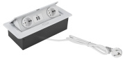 фото Блок розеток Cactus CS-SOCKET-EU/USBA-WH